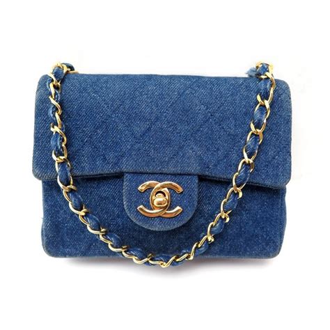 chanel denim bag mini|chanel mini bag 2020.